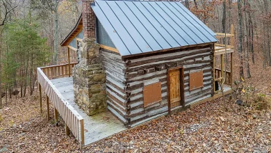 Photo of Windy Ridge Lodge – Unfinished Log Cabin with Stunning Mountain Views for $79,980