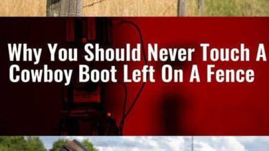 Photo of Why You Should Never Touch A Cowboy Boot Left On A Fence