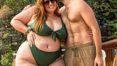 Photo of Man Claps Back at Critics for Dating 252 lb Woman with Perfect Response