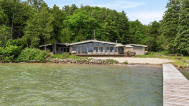 Photo of Stylish Mid-Century Home with Stunning Lake Views