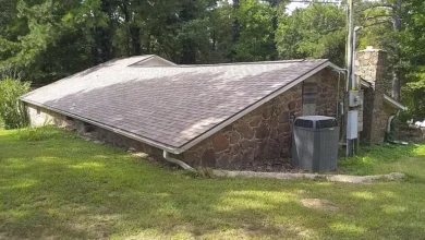 Photo of Partially underground 3-bedroom, 2-bath home with a unique Old Western interior. Asking $180,000.