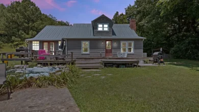 Photo of $279,900 – 3-Bedroom Farmhouse on 21.94 Acres with Pond, Creek & Barn in Nunnelly, TN