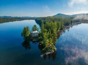 Photo of CAMP-ON-A-POINT – A Once-in-a-Lifetime Adirondack Retreat on Little Tupper Lake