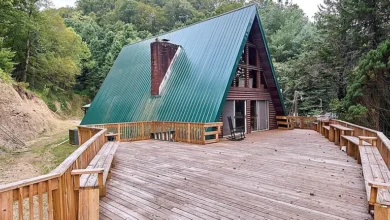 Photo of $184,000 – A-Frame Home on 7.6 Acres in Chapmanville, WV