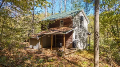 Photo of Historic Log Cabin with Caves, Waterfall & Natural Views. $109,000