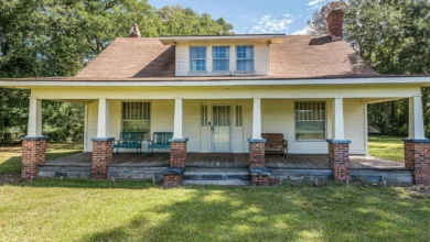 Photo of Big kitchen and upper hall! Over two acres in North Carolina. $250,000